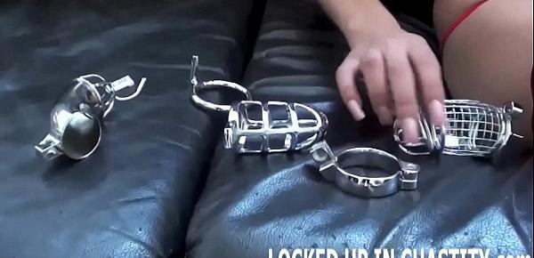  Put on this chastity device or I report you to HR